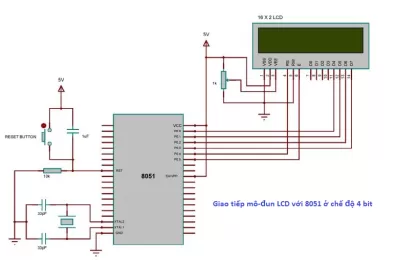 Giao tiếp màn hình LCD 16x2 với 8051